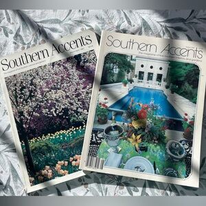 Vintage 80’s Southern Accents Magazines (Set of Two)
